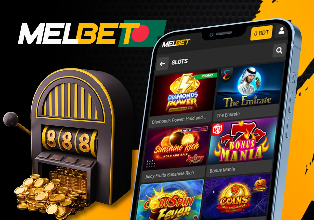 Description of the main varieties of slot machines at MelBet casino