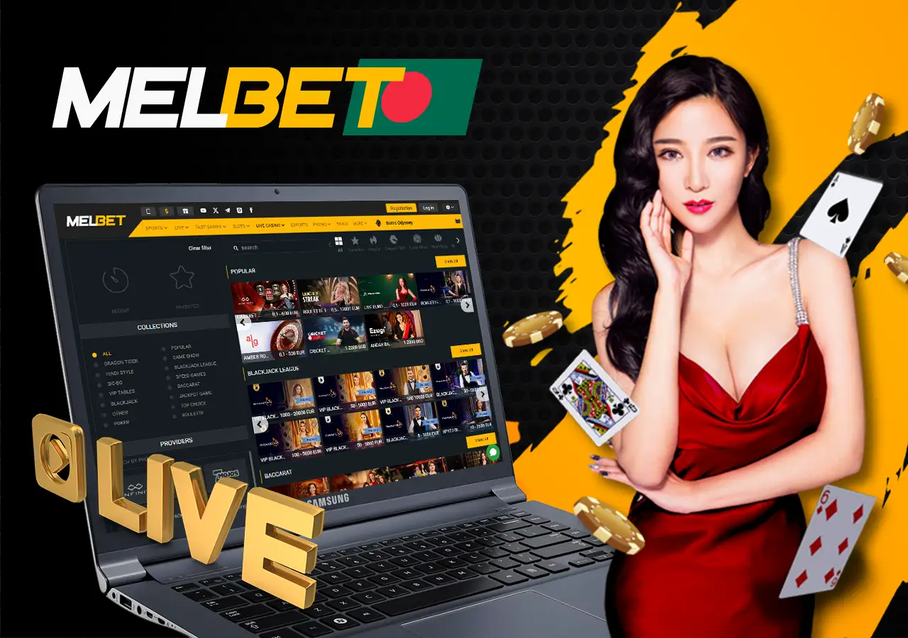 Play your favorite table games in real time with handsome dealers